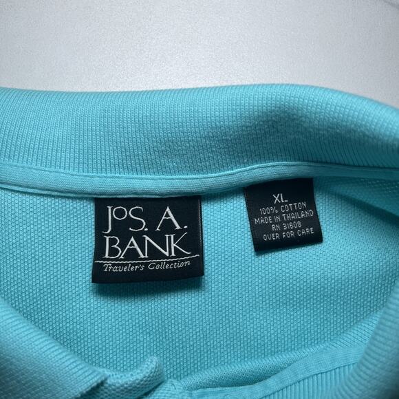 3 Jos A Bank Travelers Collection Mens Polo Shirts Sz XL 100% Soft Cotton NWOT - Picture 3 of 16